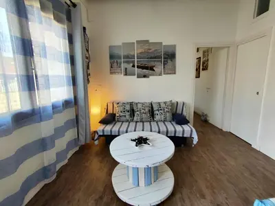Area soggiorno di Holiday Home in Villasimius