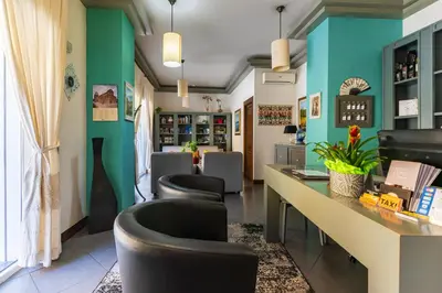 Area soggiorno di Albergo Residenziale La Corte