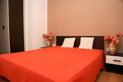 Letto o letti in una camera di Casa Bea