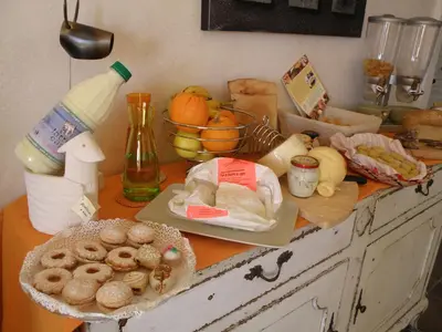 Cibo presso il bed & breakfast o nelle vicinanze