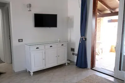 TV o dispositivi per l'intrattenimento presso Villetta Cinzia Vista Mare