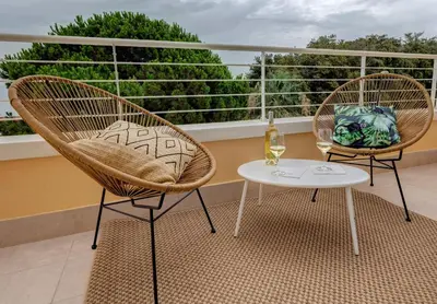 Balcone o terrazza di Arveskida Suite Apartment