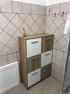 Bagno di CAMY Apartment Scopri Tortolì Appartamento Centrale vicino alle Spiagge!