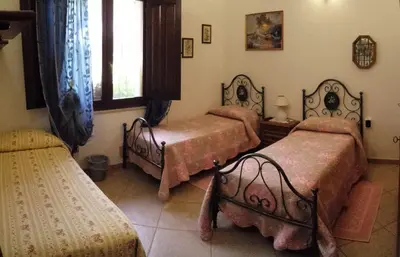 Letto o letti in una camera di Il Vecchioliveto di Ornella