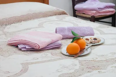 Letto o letti in una camera di Il Vecchioliveto di Ornella