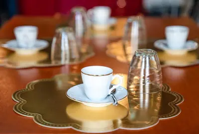 Set per la preparazione di tè e caffè presso Corso Vittorio Rustic Loft