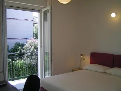 Letto o letti in una camera di Anania