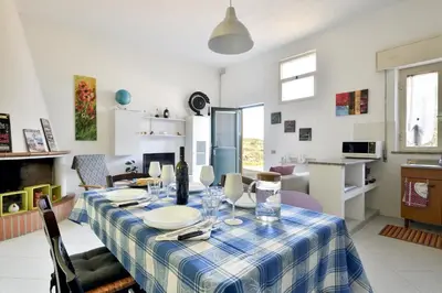 Area soggiorno di Nature Apartments Sardegna