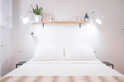 Letto o letti in una camera di Minimalist Chic a Villanova 3Bdr - 2Bth - WiFi