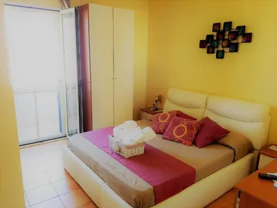 Letto o letti in una camera di B&B Gi & Giò
