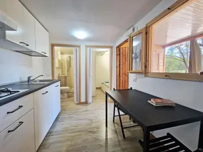 Cucina o angolo cottura di New Camping Coccorrocci