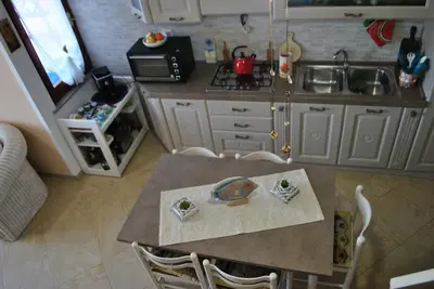Cucina o angolo cottura di Casa Claudia Villasimius