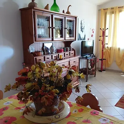 TV o dispositivi per l'intrattenimento presso Casa vacanze Antonella Pula a 750mt dal centro.