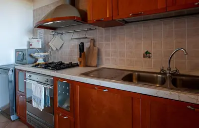 Cucina o angolo cottura di Villa Alea panoramica