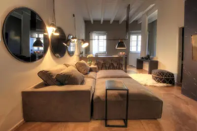 Area soggiorno di Urban Central Suites