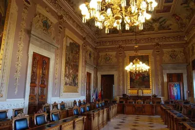Zona business o sala conferenze di Suite Cagliari -97-