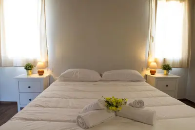 Letto o letti in una camera di La Casa dell Olivo
