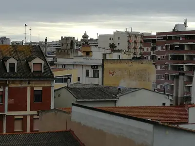 Vista generica su Oristano o vista sulla città dall'interno del bed & breakfast