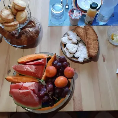 Cibo presso il bed & breakfast o nelle vicinanze