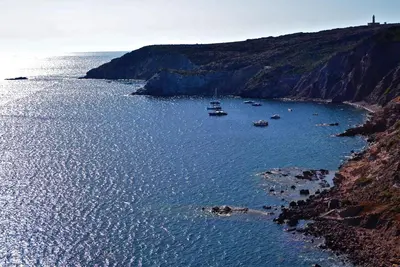 Paesaggio naturale nelle vicinanze della villa