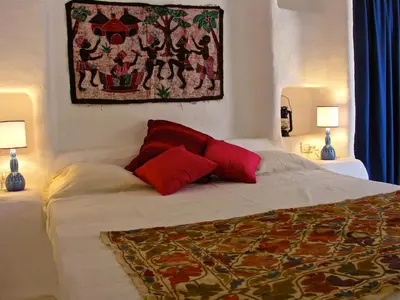 Letto o letti in una camera di Casa Simonetta