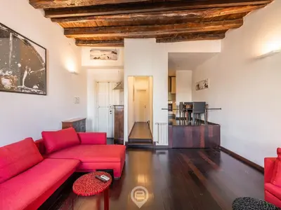 Area soggiorno di Piazza Yenne Apartment