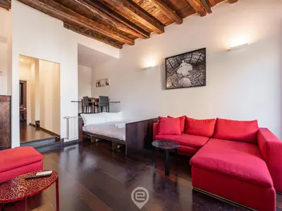 Area soggiorno di Piazza Yenne Apartment