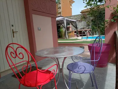 Patio o area all'aperto di Maison Belle Époque & suites