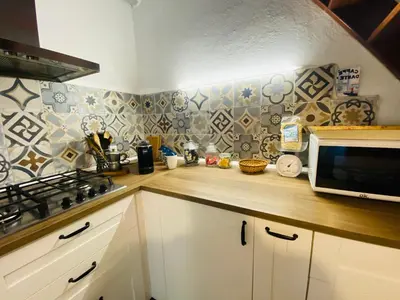 Cucina o angolo cottura di Guest House Pimpioxelli Tonnare