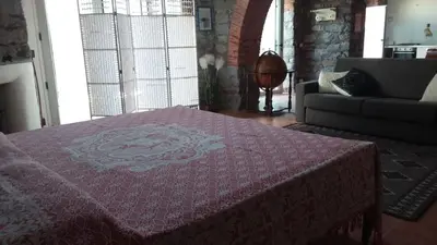 Letto o letti in una camera di La Casa di Zia Zaira