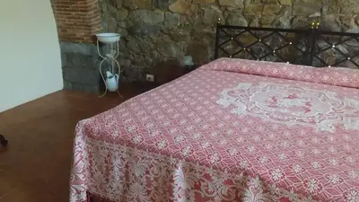 Letto o letti in una camera di La Casa di Zia Zaira