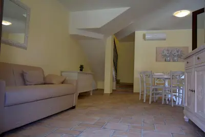 Area soggiorno di casa AGORA By La Via Del Mare Viaggi e Vacanze