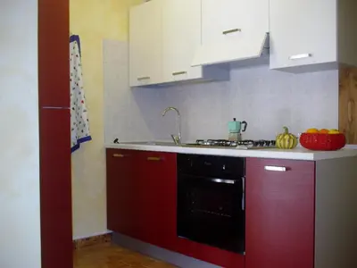 Cucina o angolo cottura di Villa Palmizi mt300 from beach Calasinzias