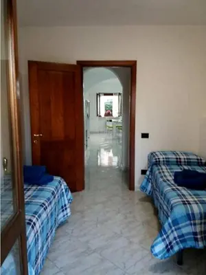 Letto o letti in una camera di Appartamento La Rocca