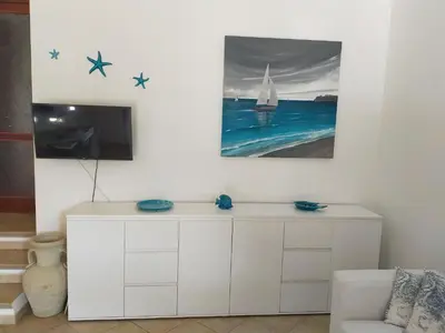 TV o dispositivi per l'intrattenimento presso Villa ALBERTA - Villasimius, spiaggia di Campus