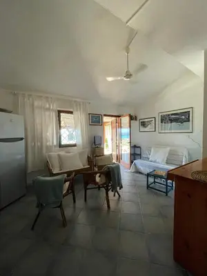 Cucina o angolo cottura di Domus Deborah Apartment with sea view Costa rei