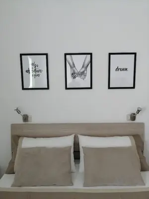 Letto o letti in una camera di Appartamento Monte Granatico 02