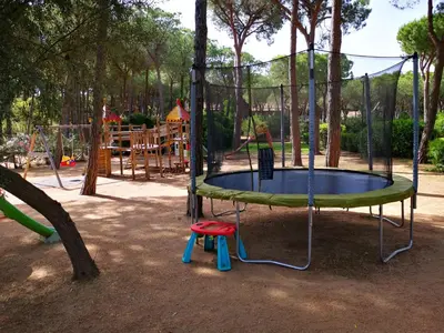 Area giochi per bambini di Villetta graziosa sul mare