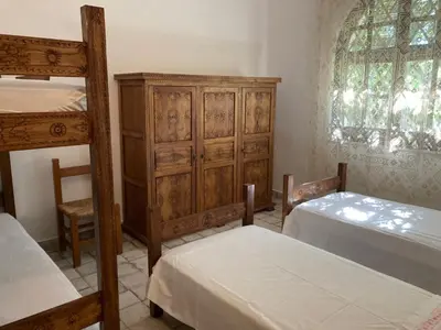 Letto o letti in una camera di Villa Serena