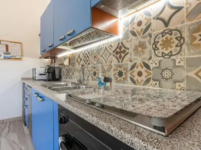Cucina o angolo cottura di Villa Chiara Solanas