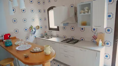 Cucina o angolo cottura di Villa La Caletta