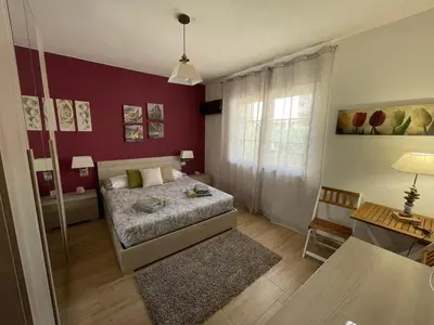 Letto o letti in una camera di Beppo's B&B