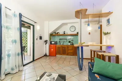 Cucina o angolo cottura di Casa Perla Marina