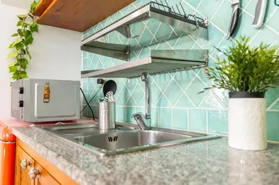Cucina o angolo cottura di Casa Perla Marina