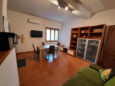 TV o dispositivi per l'intrattenimento presso Appartamento il tulipano