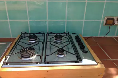 Cucina o angolo cottura di VILLASIMIUS VILLA AND GARDEN, 10 MIN FROM BEACH