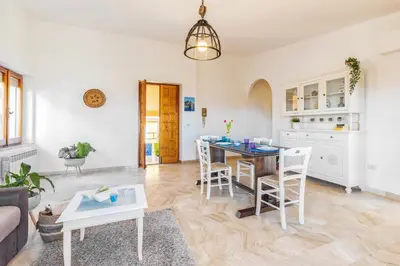 Cucina o angolo cottura di Casa Cala Biriala