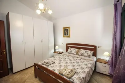 Letto o letti in una camera di Casa di Fabia