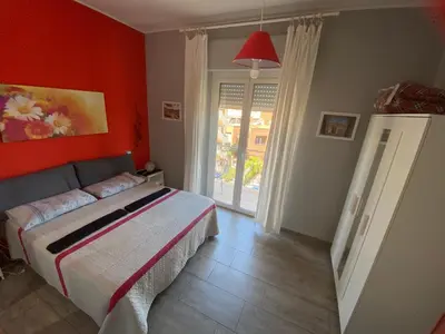Letto o letti in una camera di Monte Urpinu Modern Flat