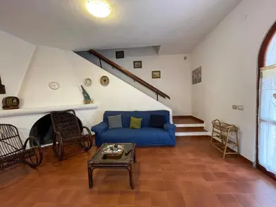 Area soggiorno di Maison Stella di mare
